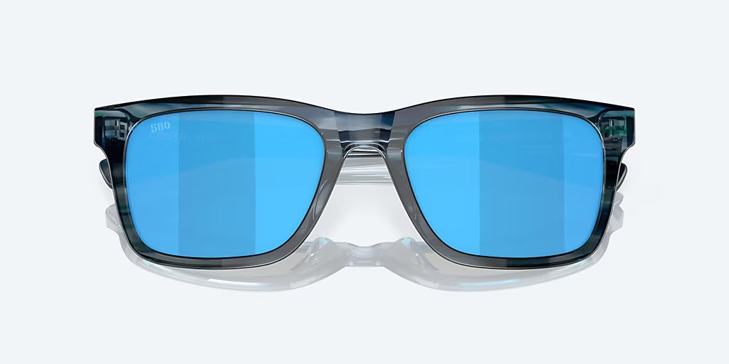 Costa Tybee 580G Sunglasses - Ocean Currents/Blue Mirror 4
