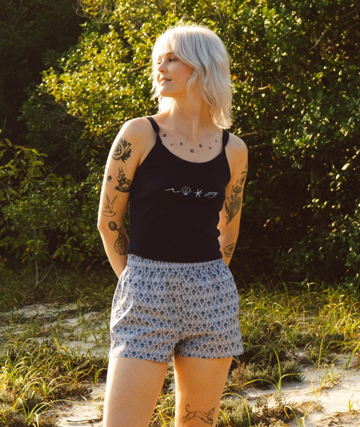 Jetty Women’s Session Short - Blue 1