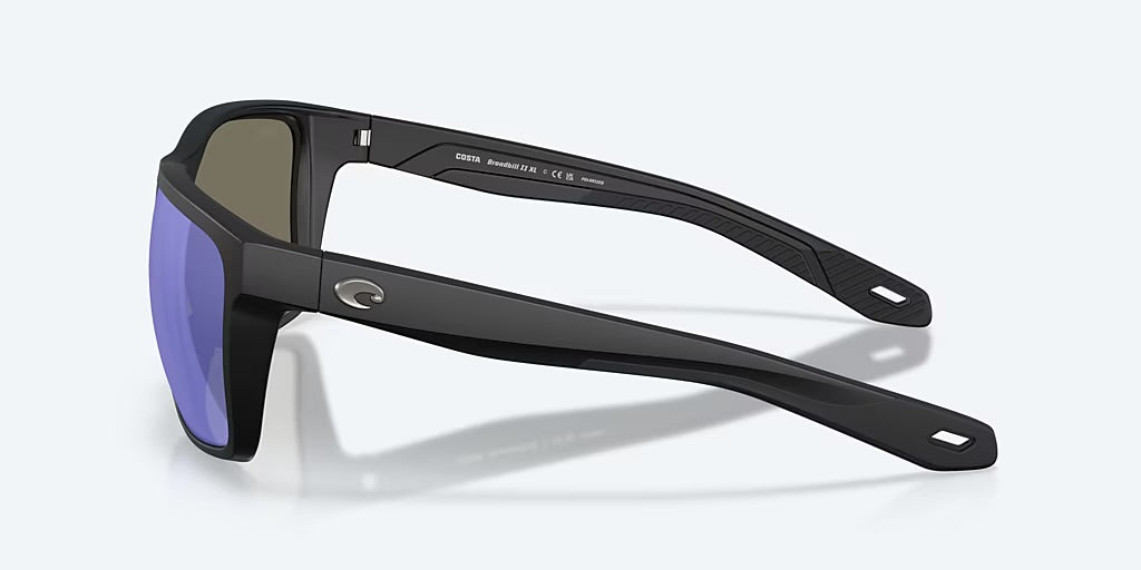 Costa Broadbill II XL 580G Sunglasses - Matte Black/Blue Mirror 2