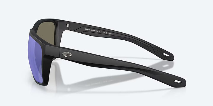 Costa Broadbill II XL 580G Sunglasses - Matte Black/Blue Mirror 2