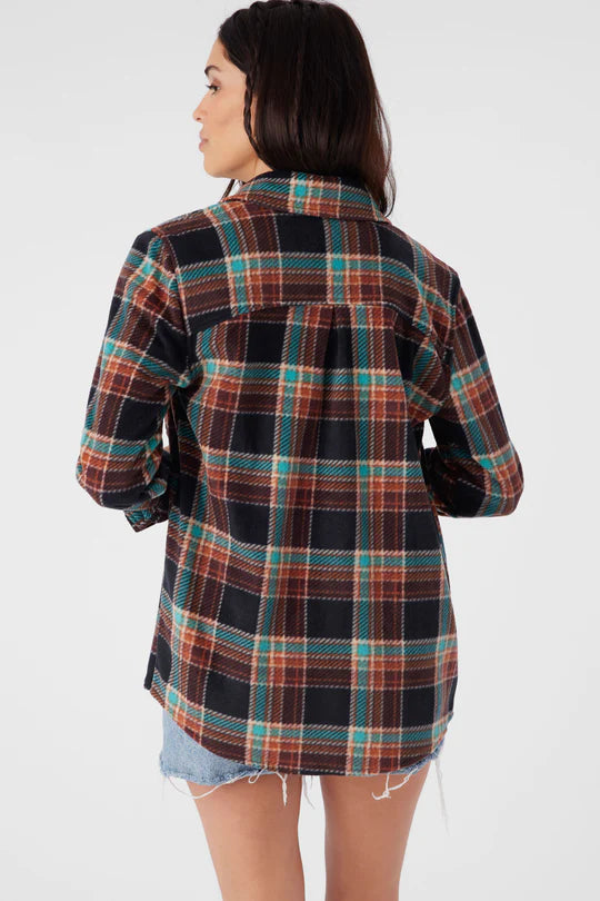 Oneill Women’s Zuma Fleece Flannel Shirt