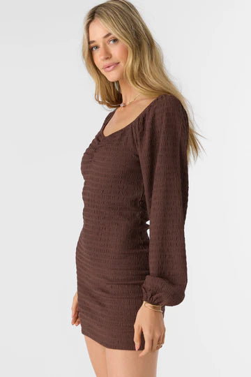 Oneill Women’s Tegan Knit Long Sleeve Mini Dress