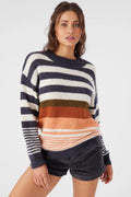 O’Neill Women’s Billie Stripe Mock Sweater