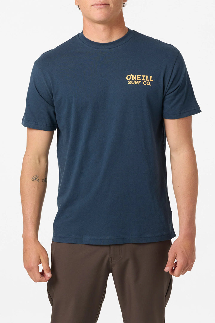 Oneill Men’s Steven Seagull Tee - New Navy 1