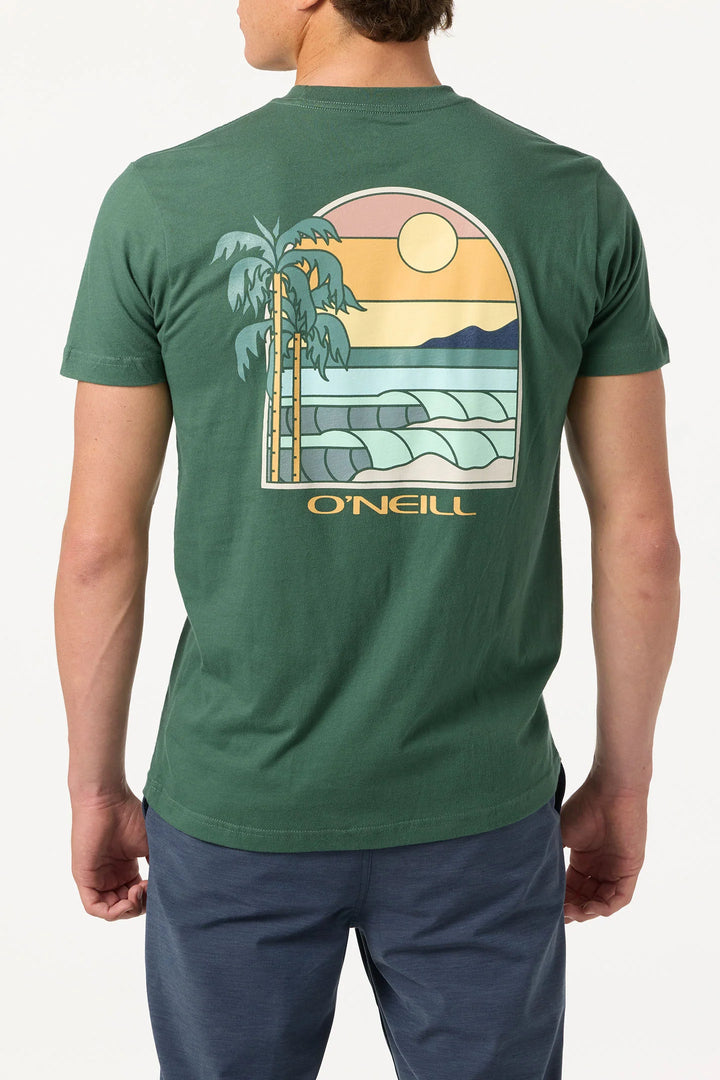 Oneill Men’s Glassy Days Tee - Cilantro3