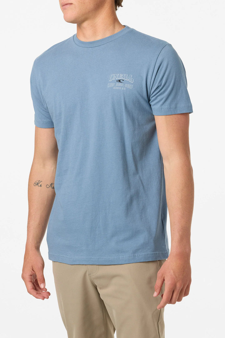 Oneill Men’s Daily Driver Standard Tee - Blue Mirage 2
