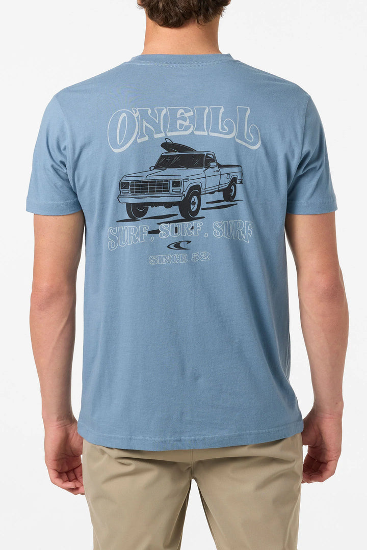Oneill Men’s Daily Driver Standard Tee - Blue Mirage 3