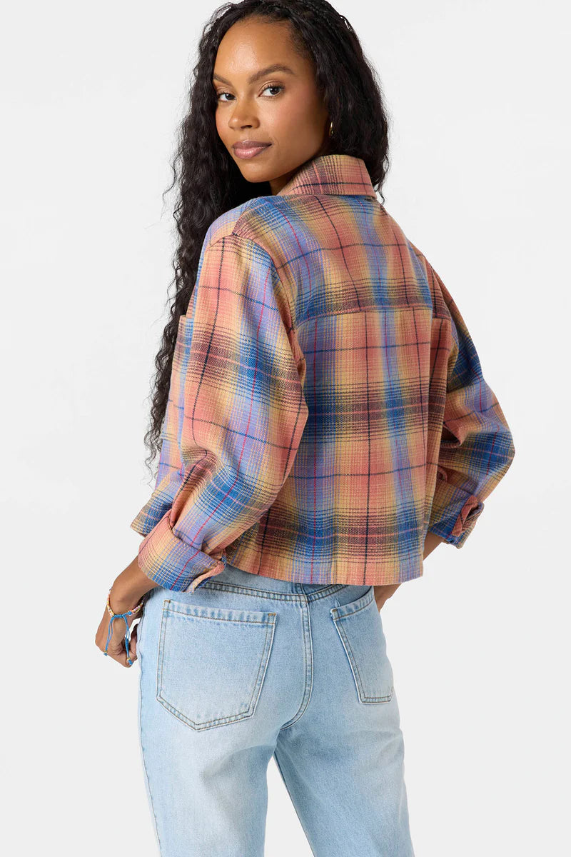 Oneill Women’s Roy Flannel - Desert Sand 1