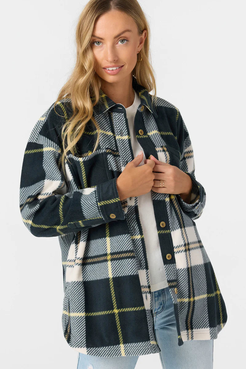 Oneill Women’s Rune Superfleece Long Sleeve - Slate 