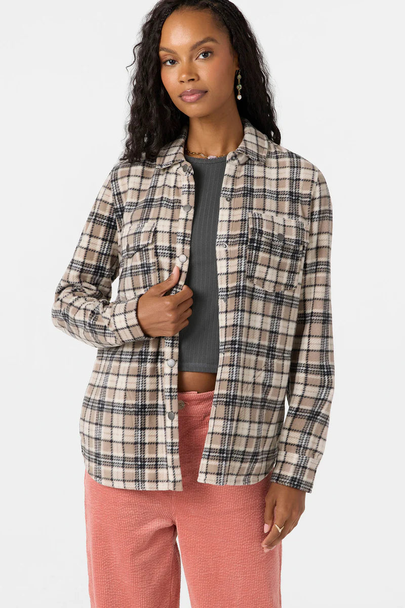 Oneill Women's Zuma Superfleece Long Sleeve - Dune 