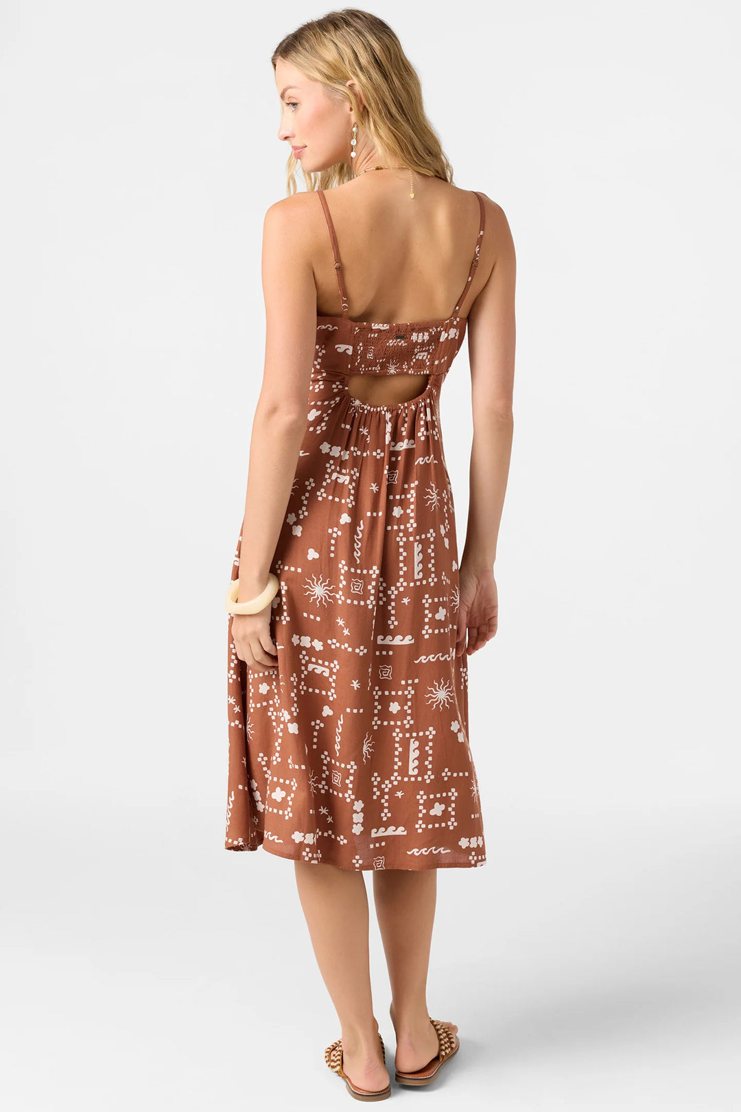 Oneill Women’s Darleen Midi Dress - Rust 1