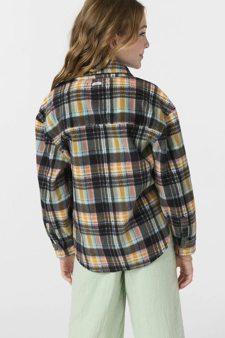 Oneill Girls Bennet Long Sleeve Top - Sea Spray 1
