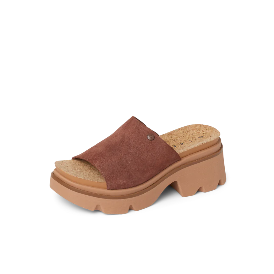Reef Vista Luxe Evie Sandal - Brown/Black 7