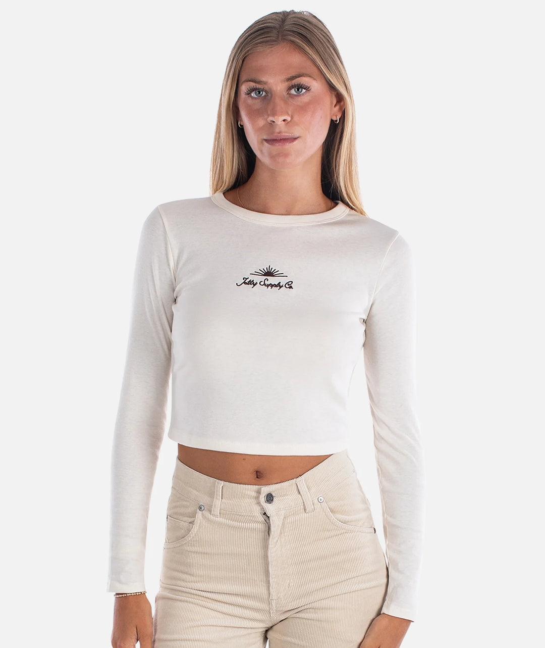 Jetty Women’s Sunlit Long Sleeve - Natural 2