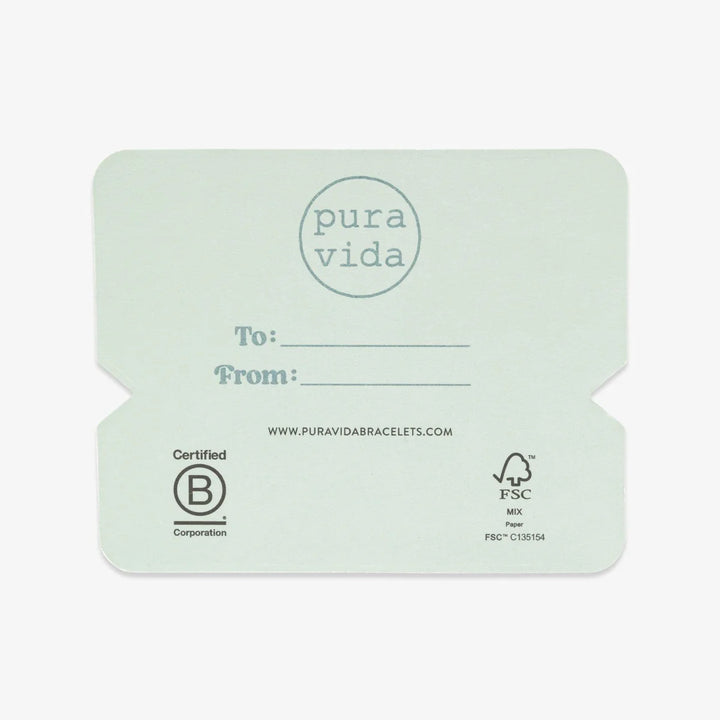 Pura Vida My Other Half Bracelet Card 1