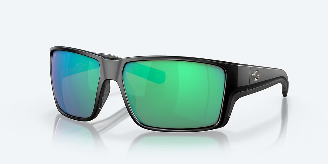 Costa Reefton Pro 580G Sunglasses - Black/Green Mirror 