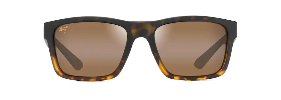 Maui Jim The Flats Polarized Sunglasses - Black w Tortoise/HCL Bronze 1