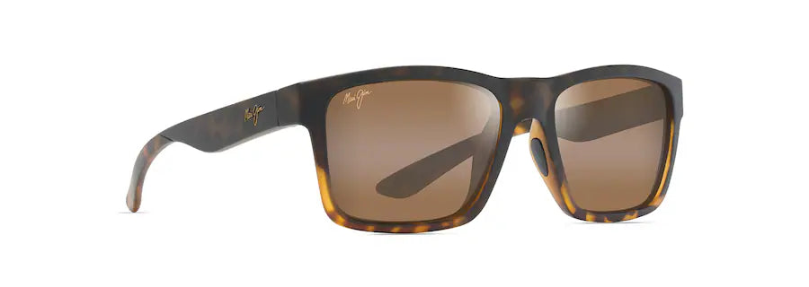 Maui Jim The Flats Polarized Sunglasses - Black w Tortoise/HCL Bronze 