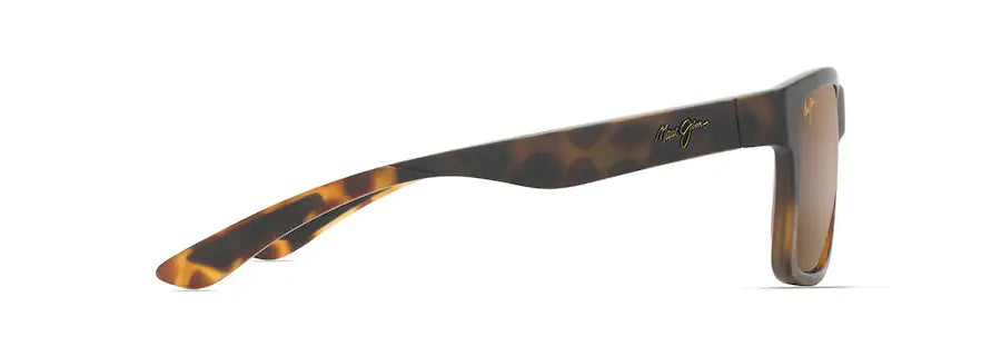 Maui Jim The Flats Polarized Sunglasses - Black w Tortoise/HCL Bronze 2