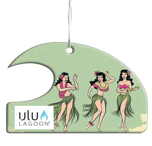 Ulu Lagoon Hula Coconut Surf Wax Scented Wave Air Freshener pic 1