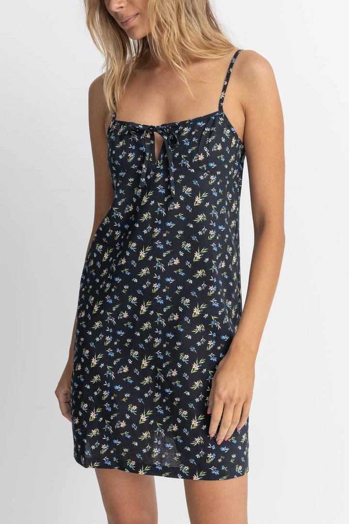 Rhythm Women's Fleur Floral Keyhole Slip Dress