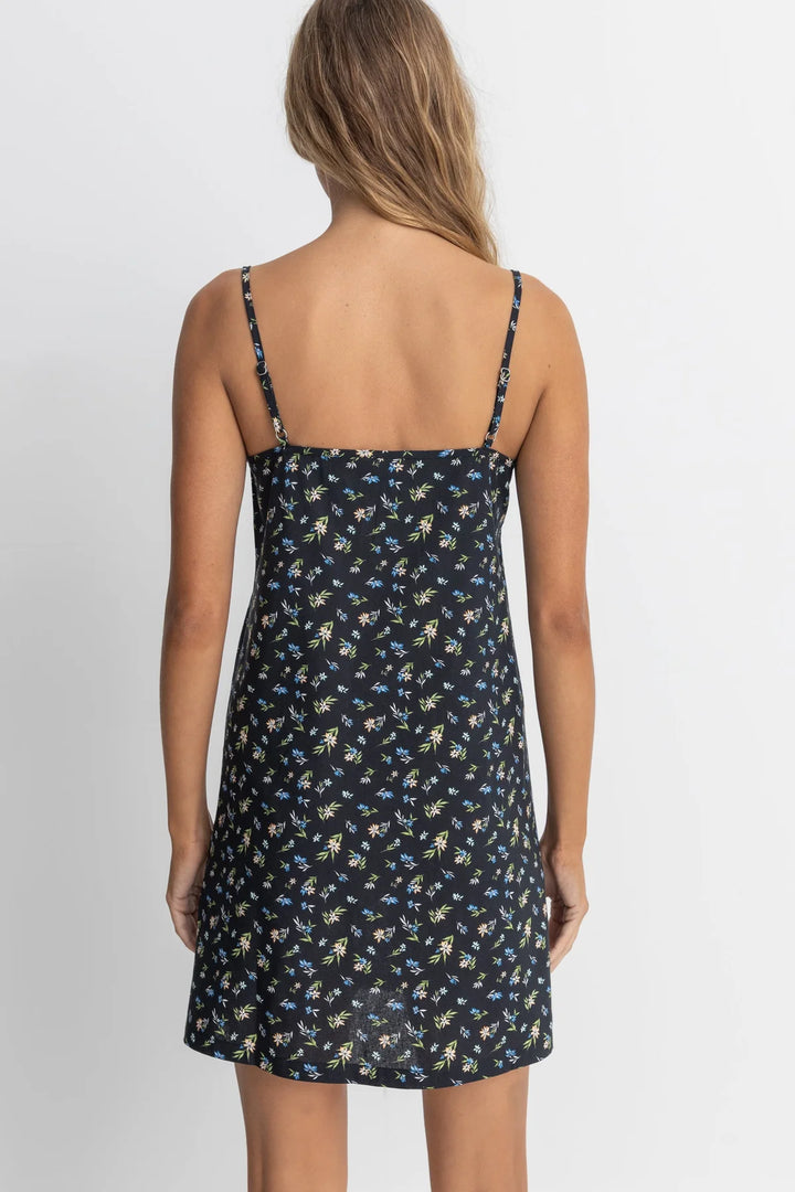 Rhythm Women's Fleur Floral Keyhole Slip Dress