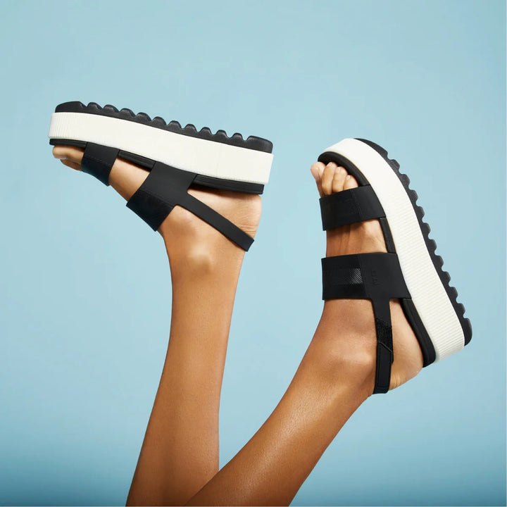 Reef Women's Water Vista Higher Sandals - Black Vintage 4