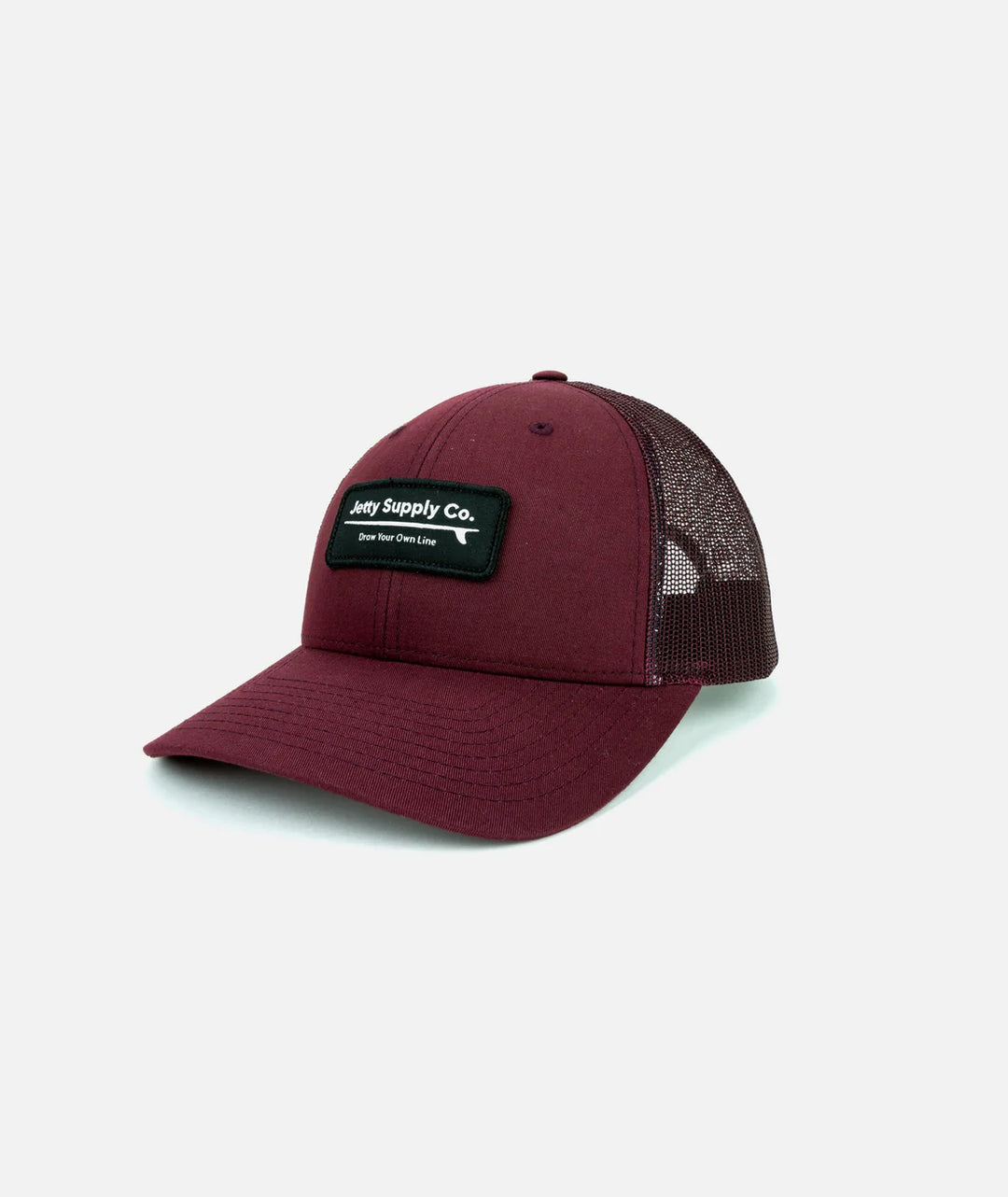 Jetty Loggin' Supply Hat - Burgundy 