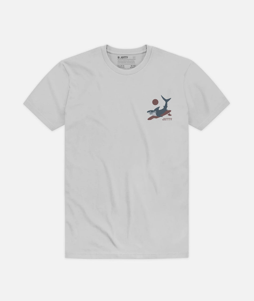 Jetty Men's Boardbiter Tee - Silver 