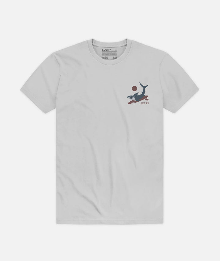 Jetty Men's Boardbiter Tee - Silver 