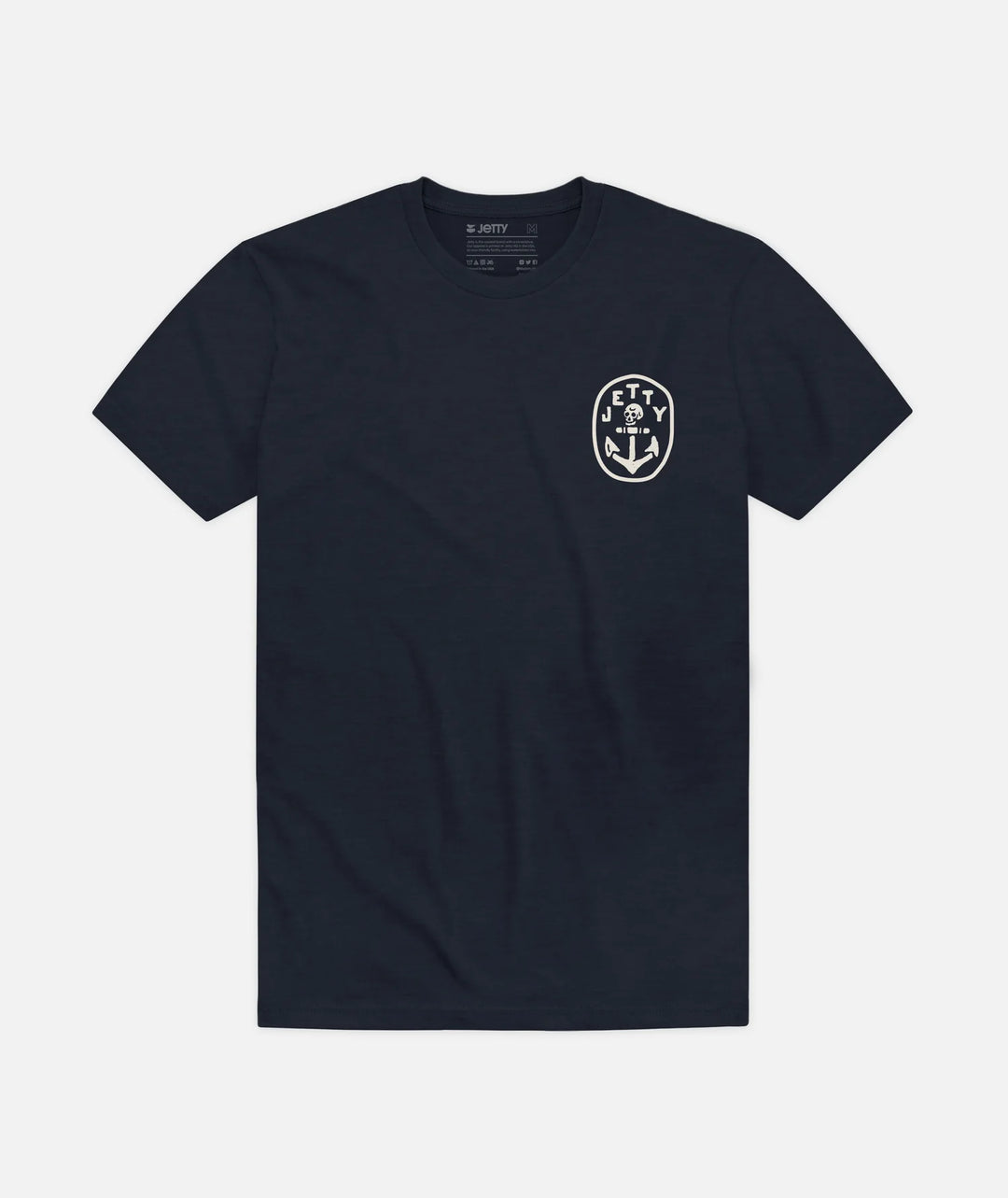 Jetty Men's No Mans Land Tee - Navy 1