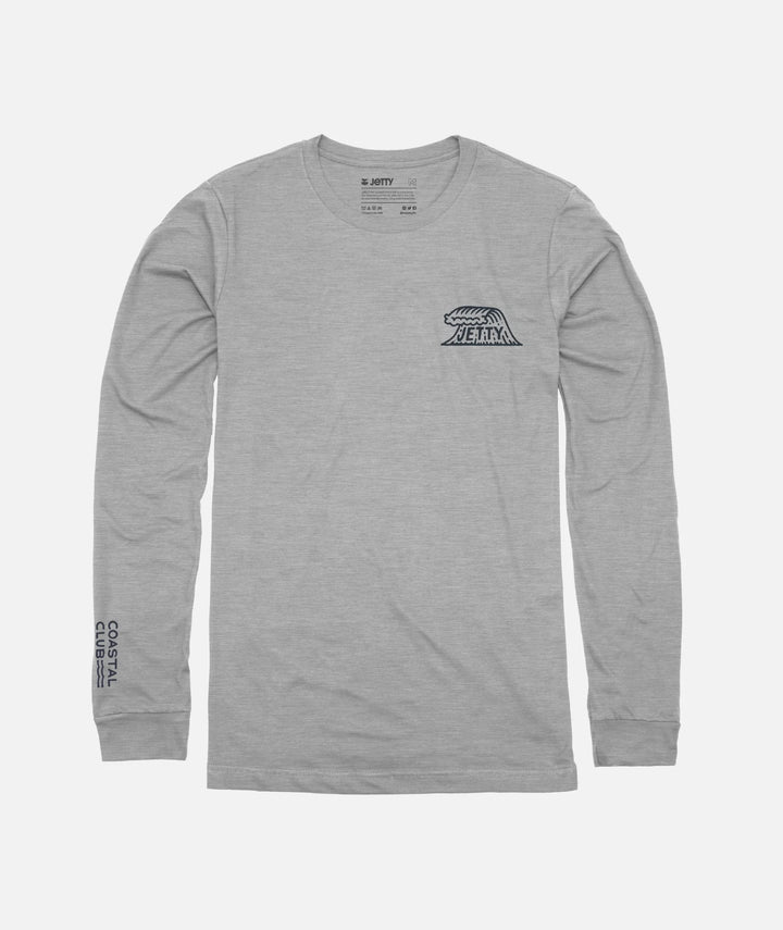 Jetty Coastal Club Long Sleeve - Athletic Heather 