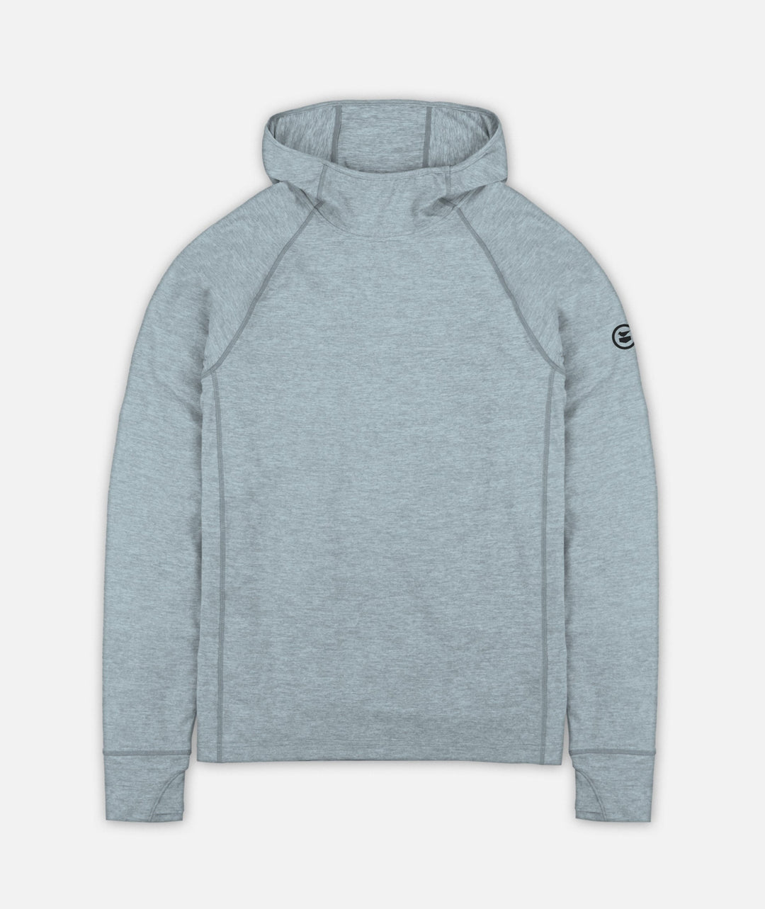 Jetty Mens Summit Hoodie - Blue front view