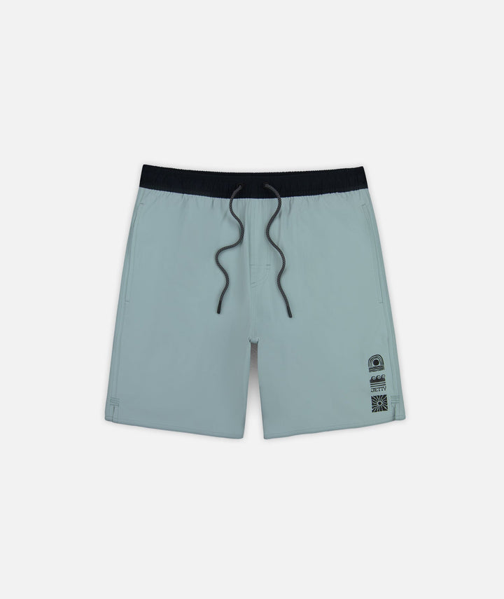 Jetty Men’s Reckoner Lined Short - Fog