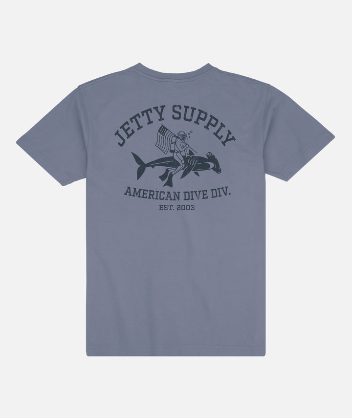 Jetty Men’s Division Tee - Blue
