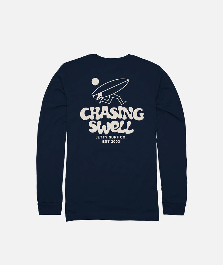 Jetty Boys Chaser Long Sleeve - Navy 