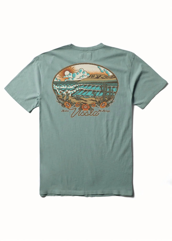 Vissla Men's Baja West Pocket Tee - Sea Green 