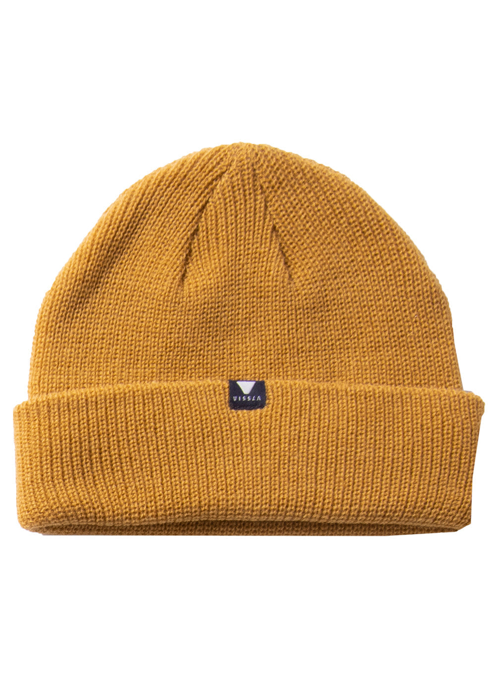 Vissla Trimline Beanie - Gold Coral (GCO), front view