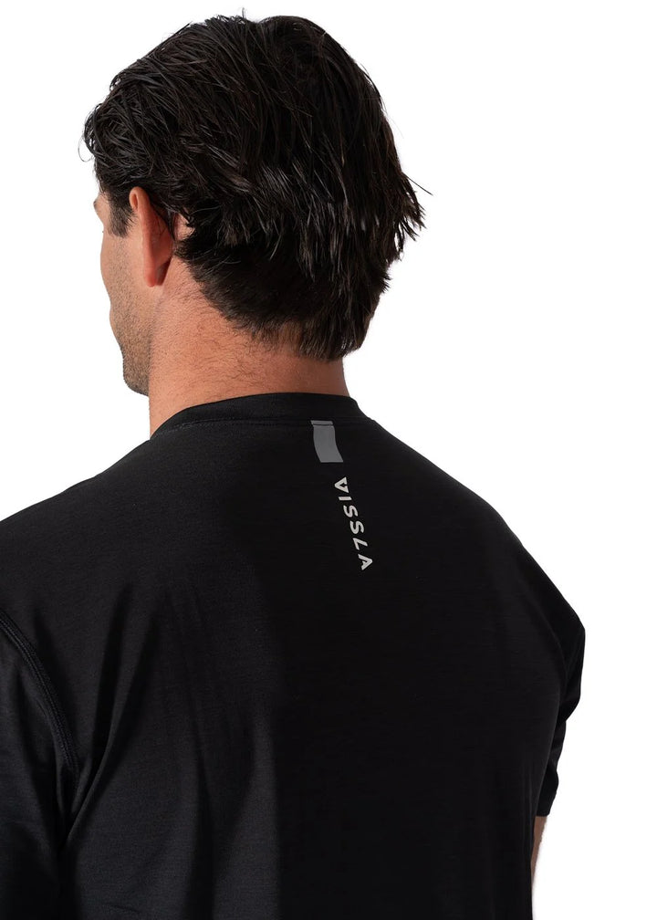 Vissla Men’s Twisted Eco Sun Shirt - Black 3