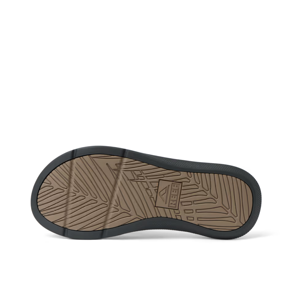 Reef Mens Santa Ana Sandal Tobacco Black Outsole View