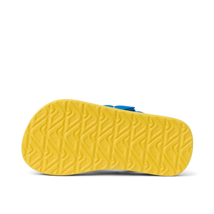 Reef Boys Little Ahi Sandal Blue Fade Stripe Side View
