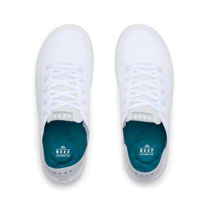 Reef Mens Swellsole Neptune Shoe Blanc De Blanc Grey Alternate Angle