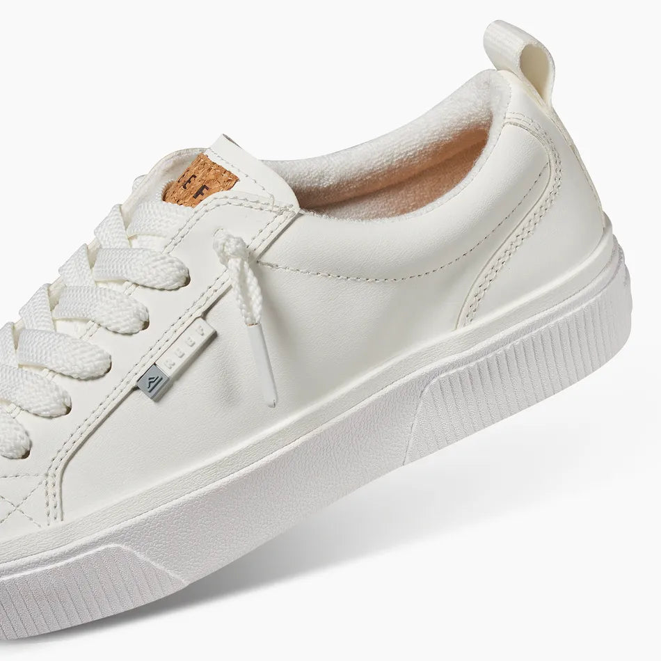 Reef Women's Lay Day Dawn Shoes - White Leather 9