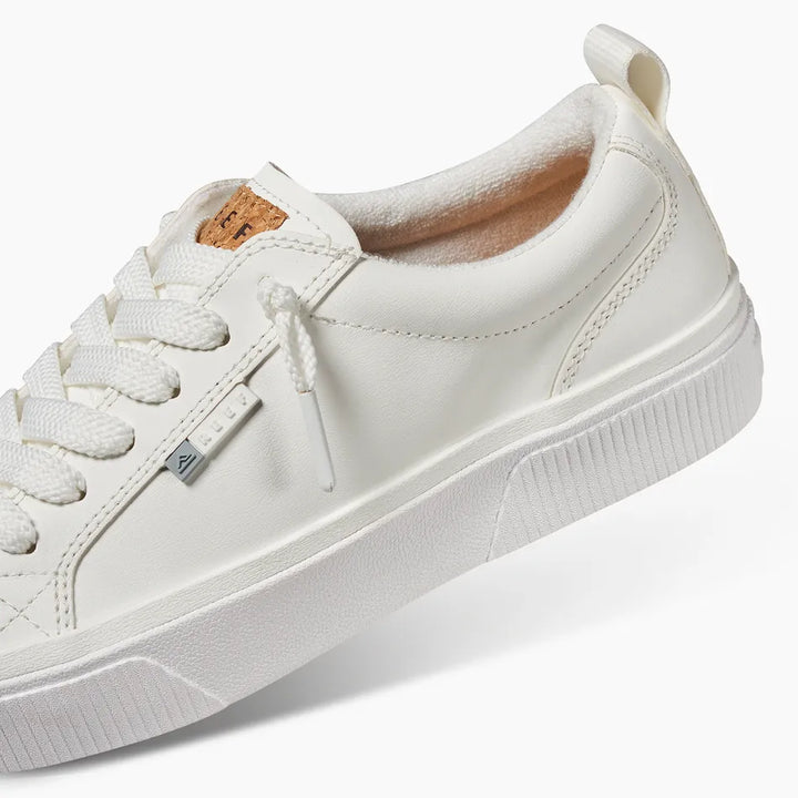 Reef Women's Lay Day Dawn Shoes - White Leather 9