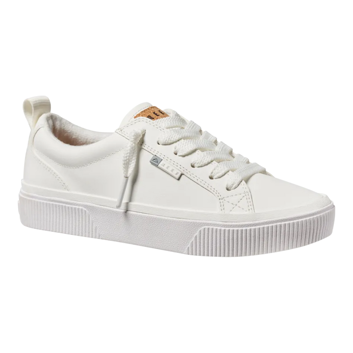 Reef Women's Lay Day Dawn Shoes - White Leather 