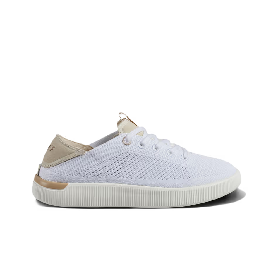 Reef Womens Neptune Shoe White Vintage Top View