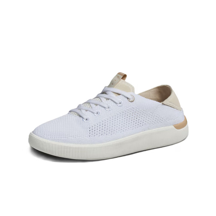 Reef Womens Neptune Shoe White Vintage Side Profile