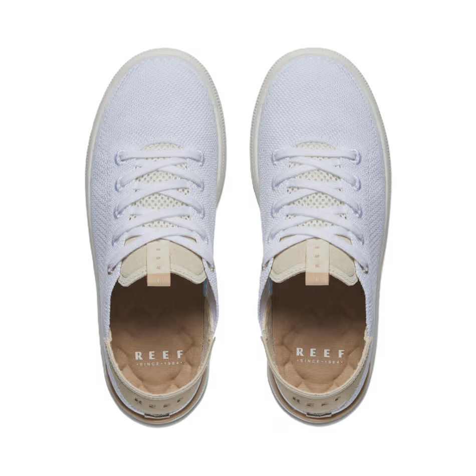 Reef Womens Neptune Shoe White Vintage Alternate Angle