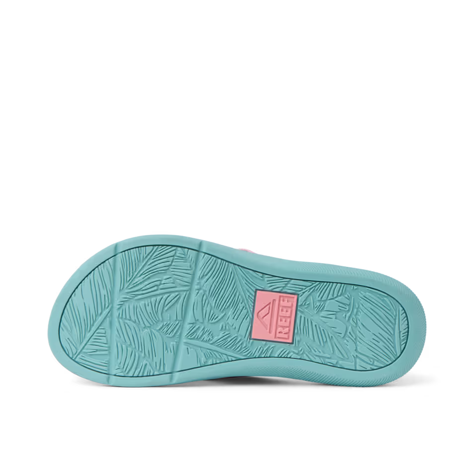 Reef Girls Santa Ana Kids Sandal Navy Aqua Multi Alternate Angle