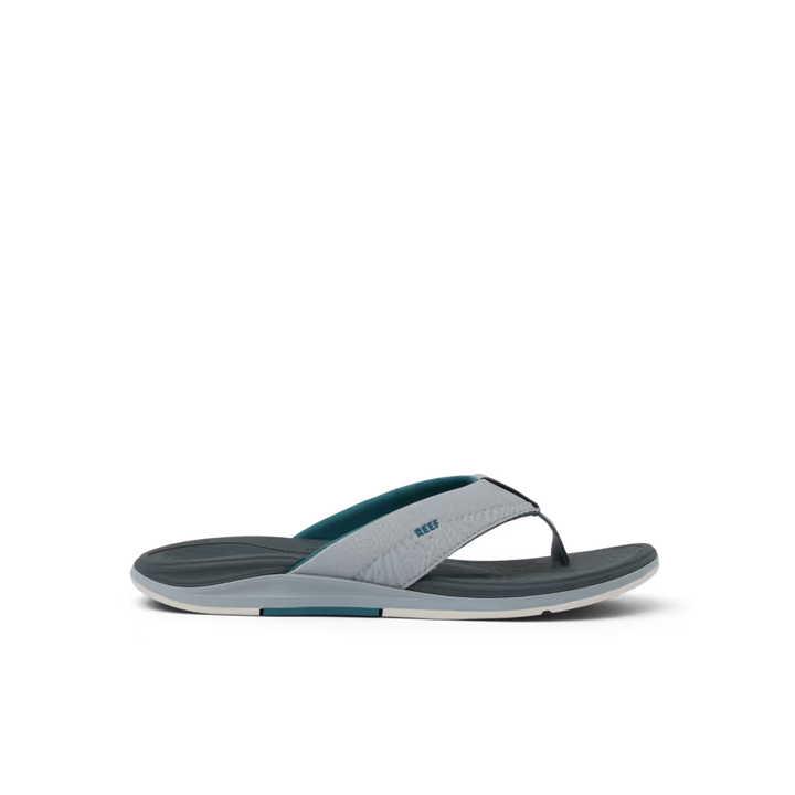 Reef Mens Offshore Sandal Light Grey Grey Side Profile